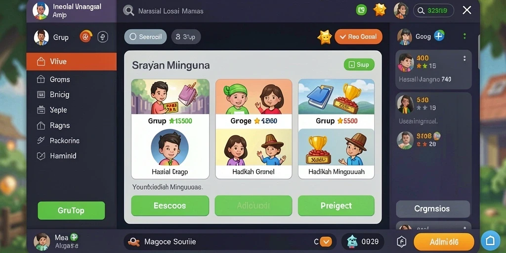 66d - Screenshot menunjukkan pemandangan dunia yang menakjubkan.