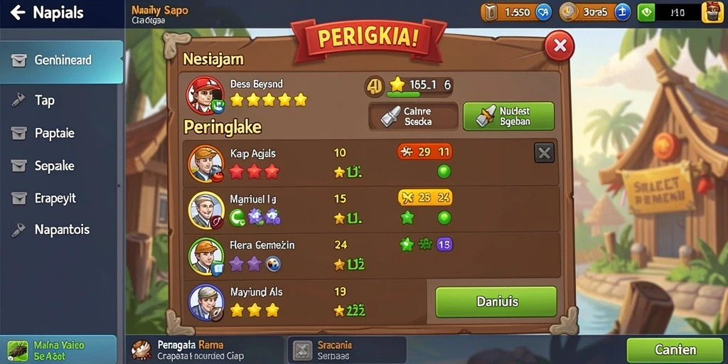 idrking - Tampilan antarmuka yang user-friendly dan menarik.